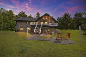 House, 3 Bedrooms, Balcony, Mountain View | Exterior - Mountain Retreat With River Views Near Sunday River and Year-round Adventure (Rumford)