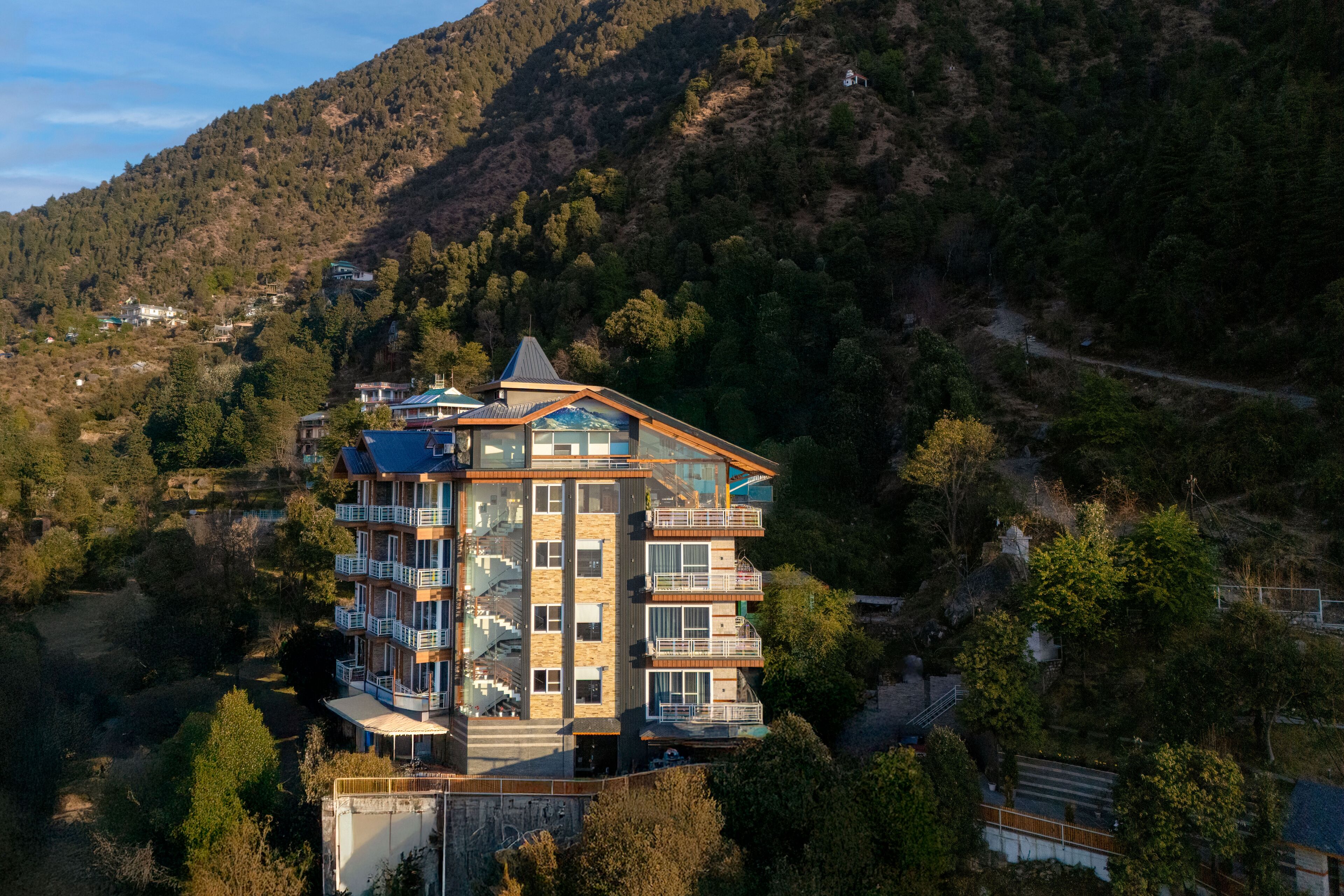 Voorkant van accommodatie