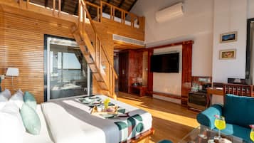 King Quad Attic with Balcony