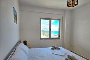 Familienapartment, Mehrere Schlafzimmer, Meerseite (Dream View Apartment Durres 090) | Ausblick vom Zimmer