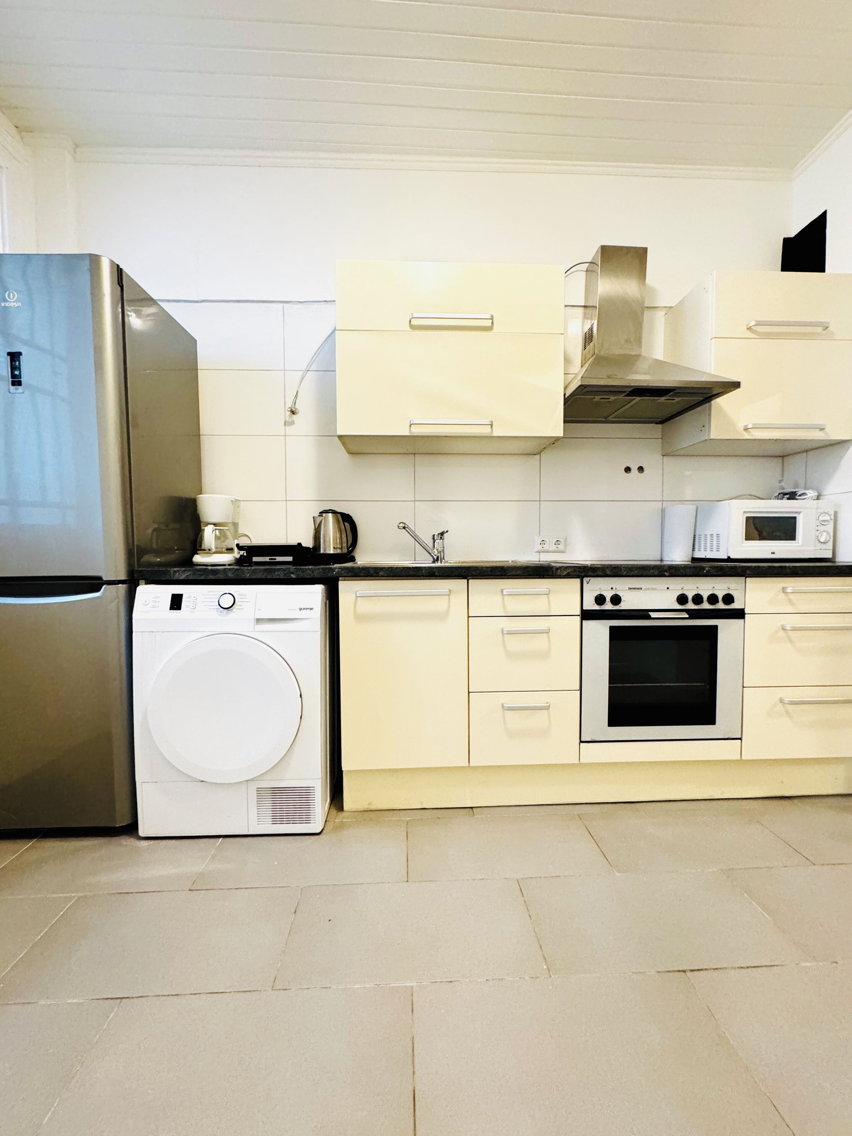 Basic Apartment | Private kitchen | Fridge, microwave, stovetop, dishwasher