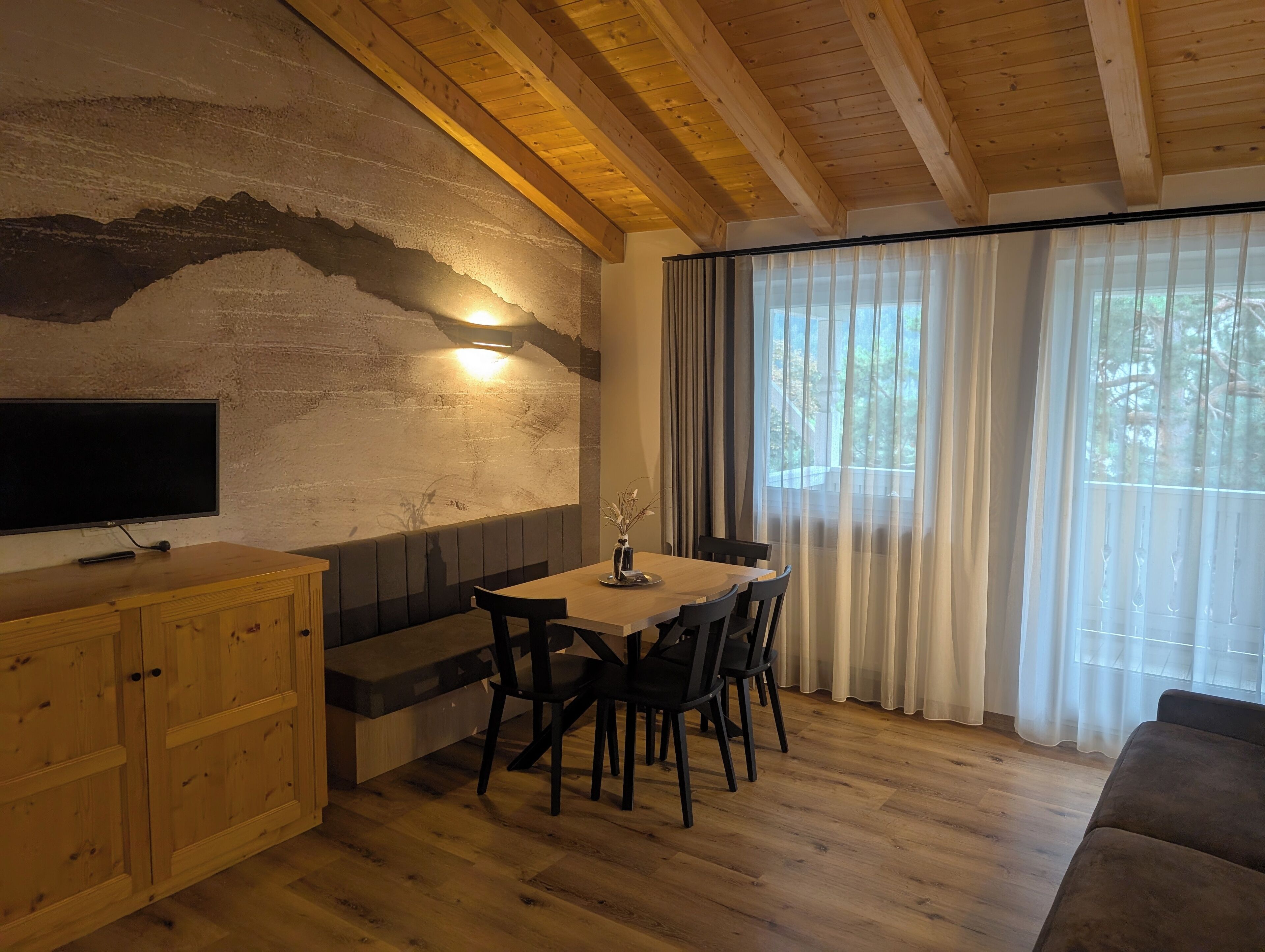 Appartement Familial, 2 chambres, balcon, vue montagne | Terrasse/Patio