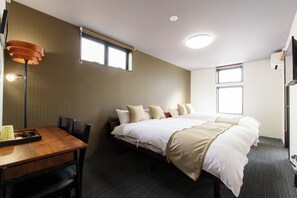 Superior Double Room, 2 Double Beds, Private Bathroom | Desk, iron/ironing board, free WiFi - JP INN Kyoto Ekikita Gakurincho (Kyoto)