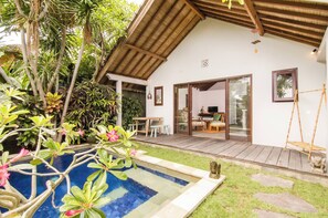 Villa, 1 habitación, alberca privada | Jardín