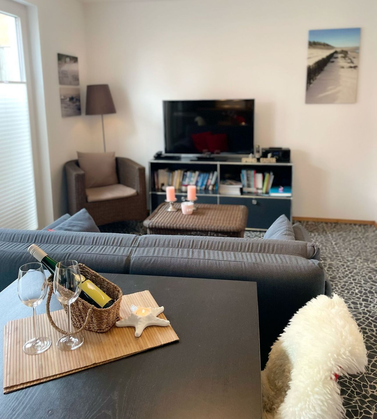 Télévision, lecteur de DVD, chaîne hi-fi