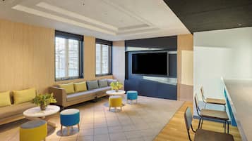 42-inch LCD TV with cable channels, offices
