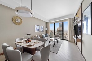 In-room dining - 2BR Pool with Burj Khalifa View (Dubai)