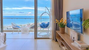 อพาร์ทเมนท์สำหรับครอบครัว, 3 ห้องนอน, อ่างอาบน้ำ, วิวชายหาด | สิ่งอำนวยความสะดวกในห้องพัก