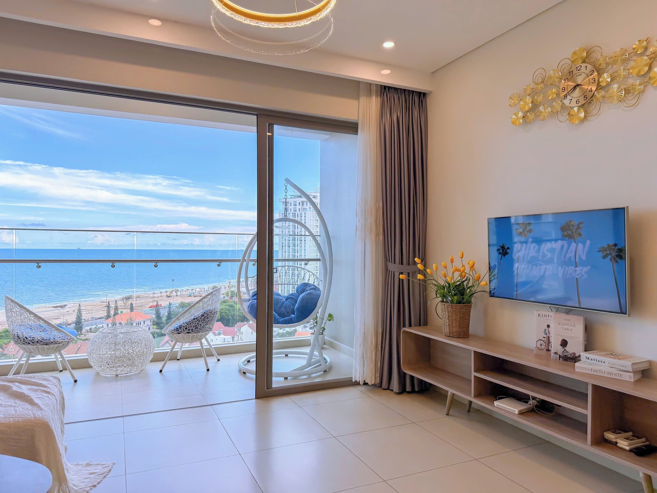 Apartemen Keluarga, 3 kamar tidur, bathtub, pemandangan pantai | Fasilitas kamar