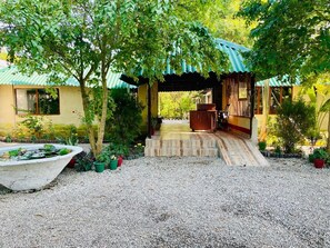 Voorkant van accommodatie