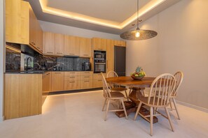 럭셔리 빌라, 전용 수영장, 정원 전망 | 전용 주방