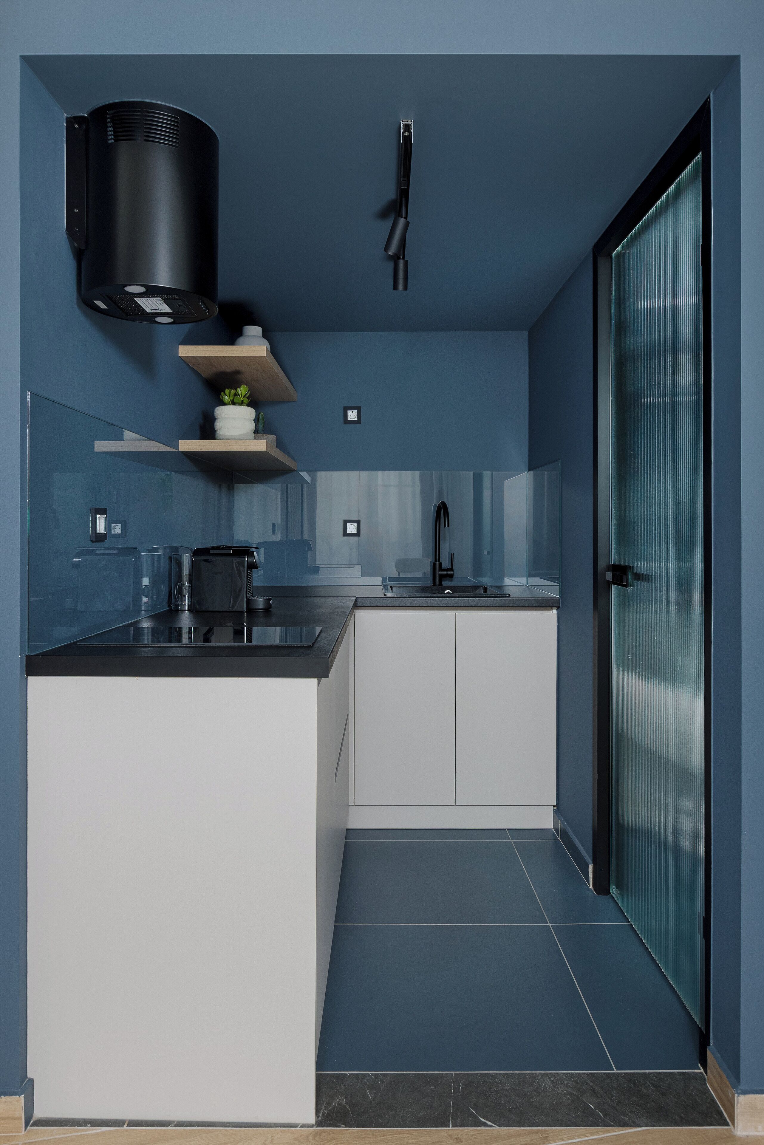 Executive-Suite, Seeblick | Eigene Küche | Kühlschrank, Herdplatte, Kochgeschirr/Geschirr/Besteck