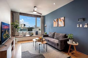 Suite presidencial, 2 habitaciones, vistas a la ciudad, junto a la piscina | Vistas desde la habitación