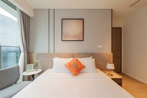 Basic Room, City View | In-room safe, desk, laptop workspace, blackout drapes