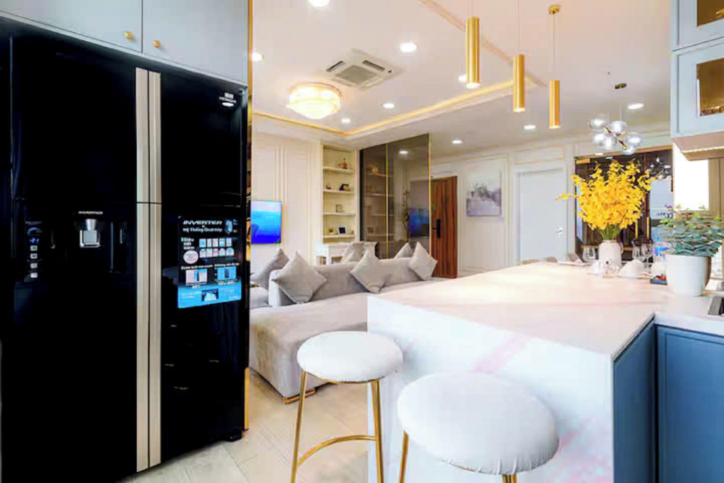 Suíte família, 3 quartos, acesso ao Club Lounge, vista para a cidade | Roupas de cama de algodão egípcio, roupas de cama premium