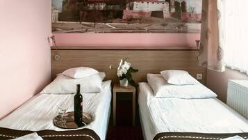 Desk, laptop workspace, free WiFi