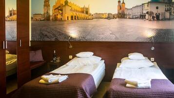 Desk, laptop workspace, free WiFi