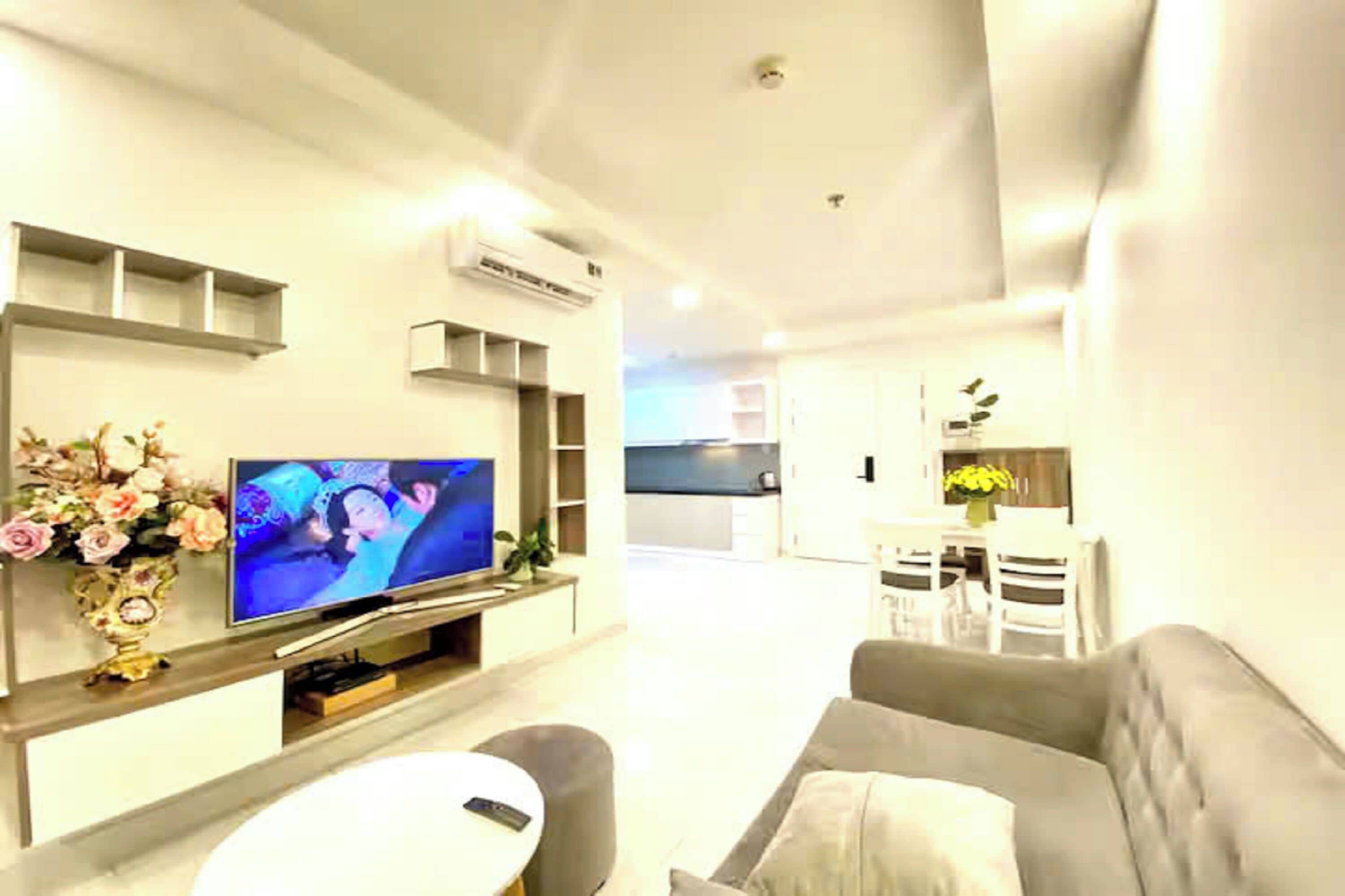 Familiesuite, 3 soverom, Club Lounge-tilgang, byutsikt | Sengetøy i egyptisk bomull, sengetøy av topp kvalitet og dundyner