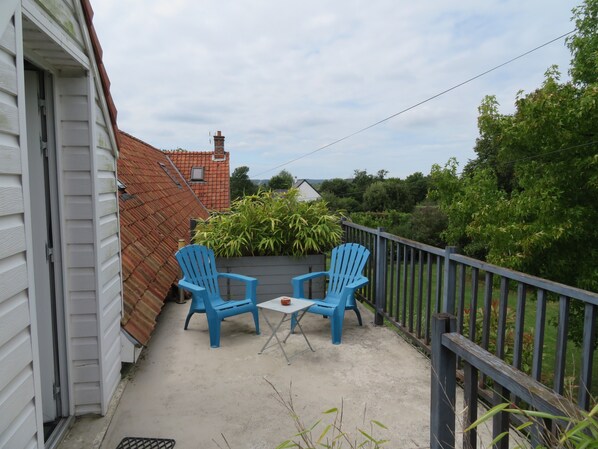 高级双人房, 花园景观 | 露台