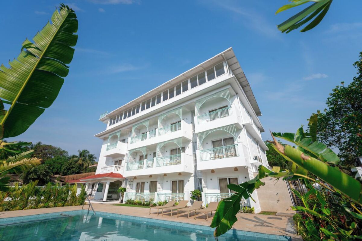 Fassade der Unterkunft