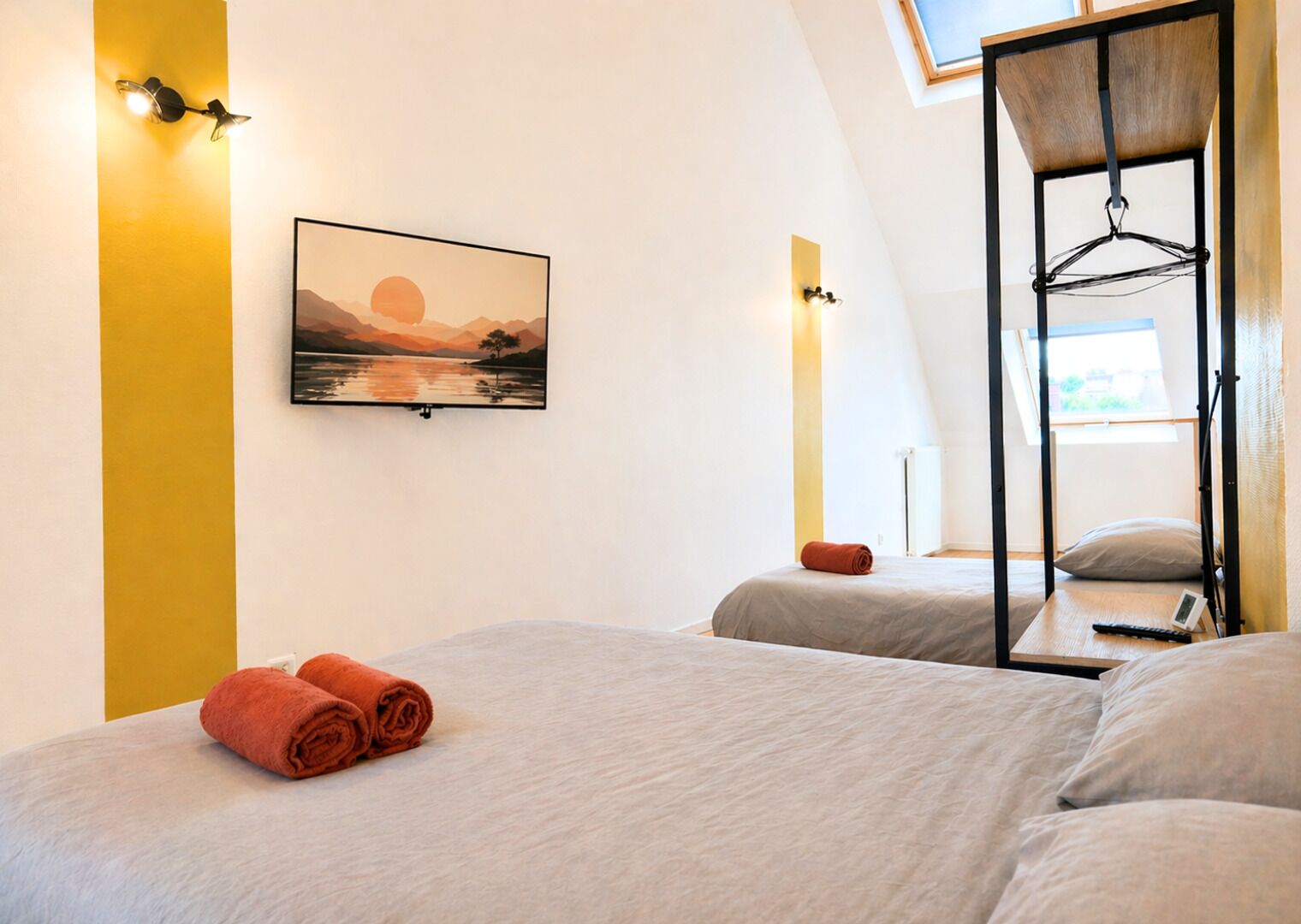 Standard Townhome, 2 Bedrooms, Kitchen | Blackout curtains, iron/ironing board, free WiFi