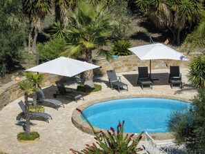 Outdoor pool - Vrisoules pool villa (Methoni)