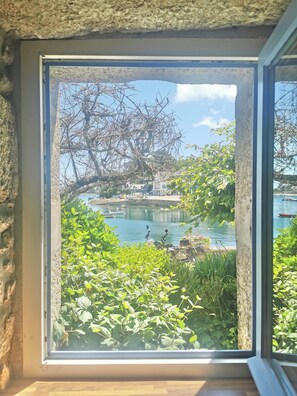 Interior - Ste Marine T2 with Private Terrace & Port View, Authentic Breton Stay (Combrit)