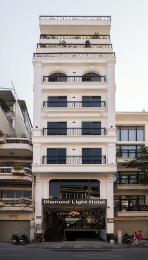 Overnatningsstedets facade