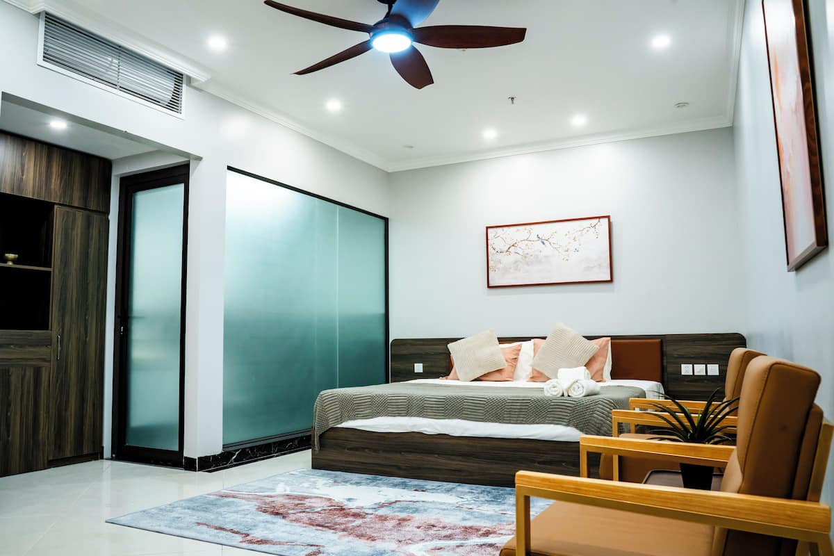 Habitación doble superior | Escritorio, cortinas blackout y insonorización