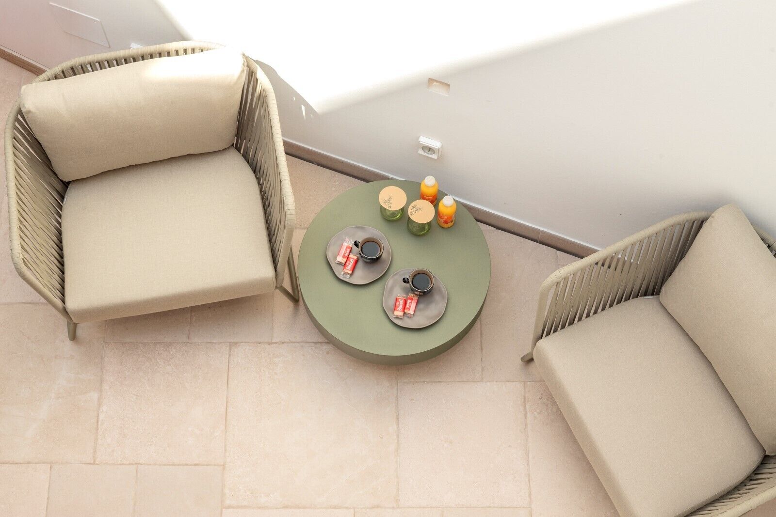 Tweepersoonskamer, terras, op benedenverdieping | Terras