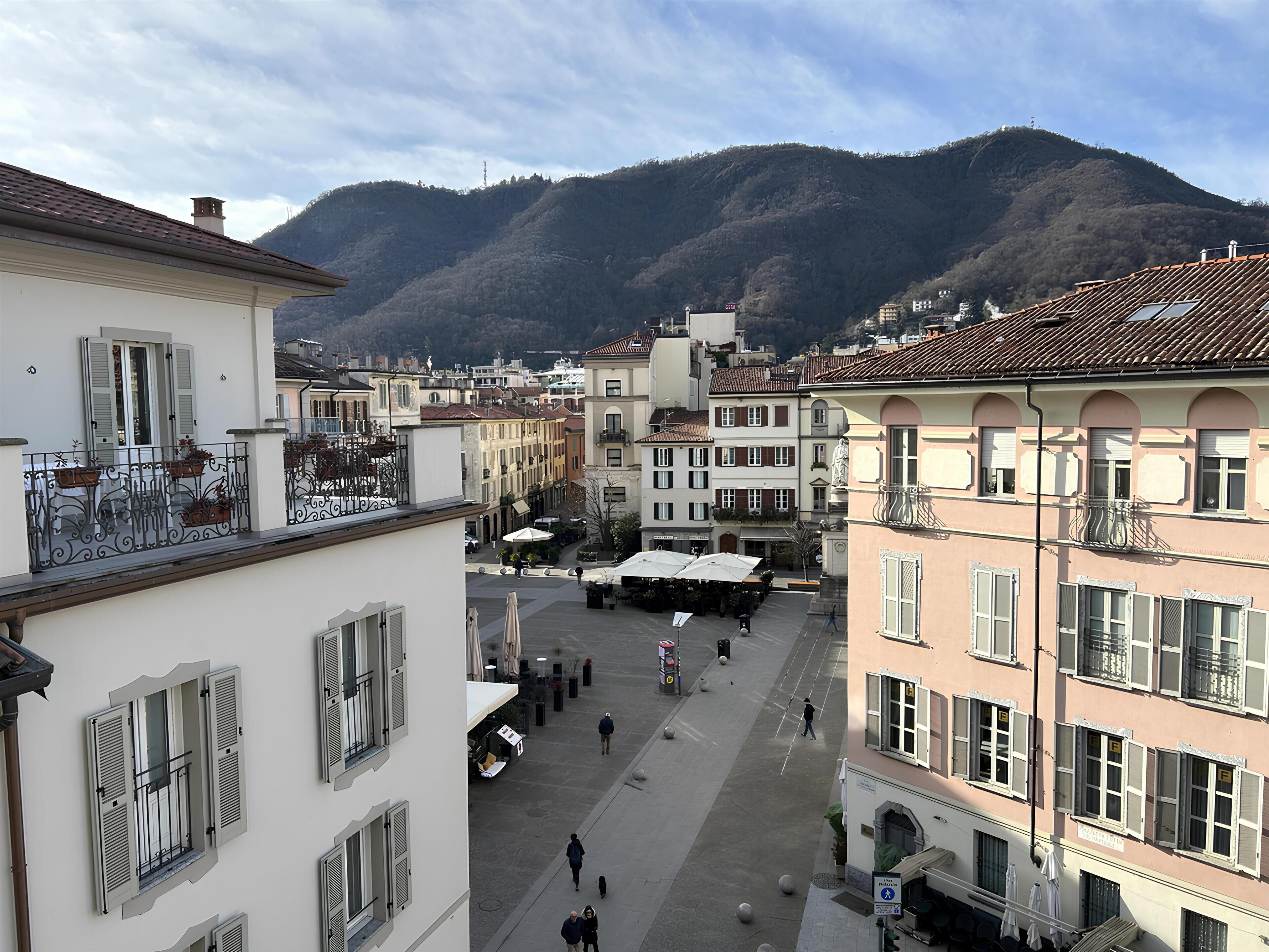 Udsigt fra overnatningsstedet