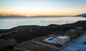 Villa, 1 Bedroom, Smoking, Private Pool | Water view - Blue Horizon Anatoli (Agios Vasileios)