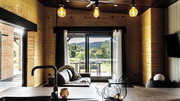 80-cm flat-screen TV with digital channels, Netflix, books