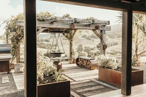 House, Private Pool, Valley View | Terrace/patio - Mayan Farm Villas (Kin Kin)