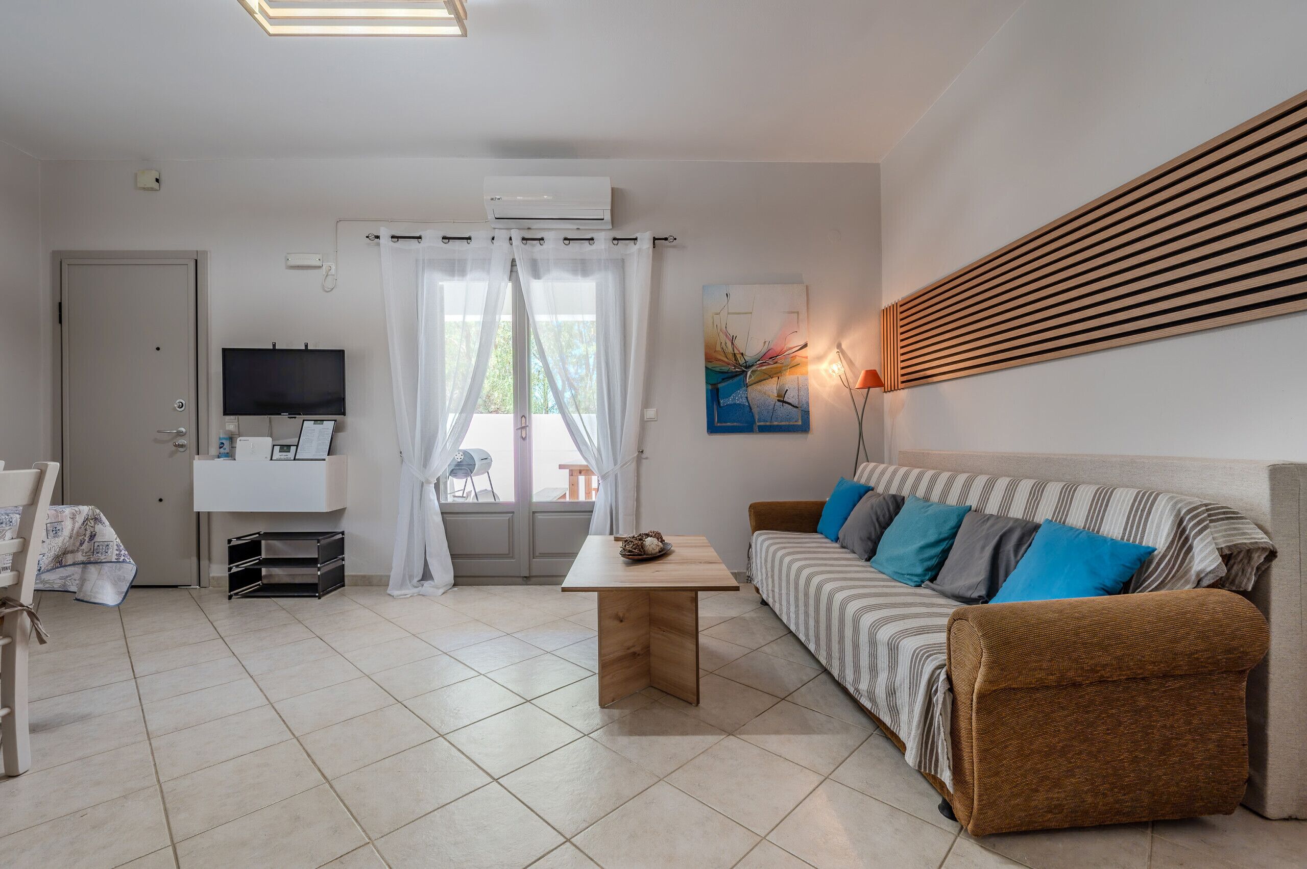 Casa, 2 habitaciones, piscina privada, vistas al mar | Sala de estar