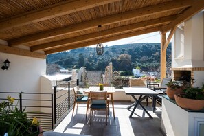 Villa, 3 soverom, privat basseng, fjellutsikt | Utsikt fra balkong