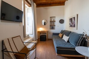Villa, 3 Bedrooms, Private Pool, Mountain View | Living room - Golden Theros - Village Experience (Rethymno)