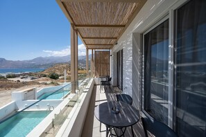 Villa, 3 Bedrooms, Private Pool, Sea View | Balcony - Corallia Villas (Agios Vasileios)