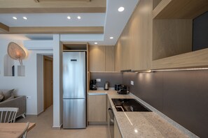 Villa, 3 Bedrooms, Private Pool, Sea View | Private kitchen - Corallia Villas (Agios Vasileios)