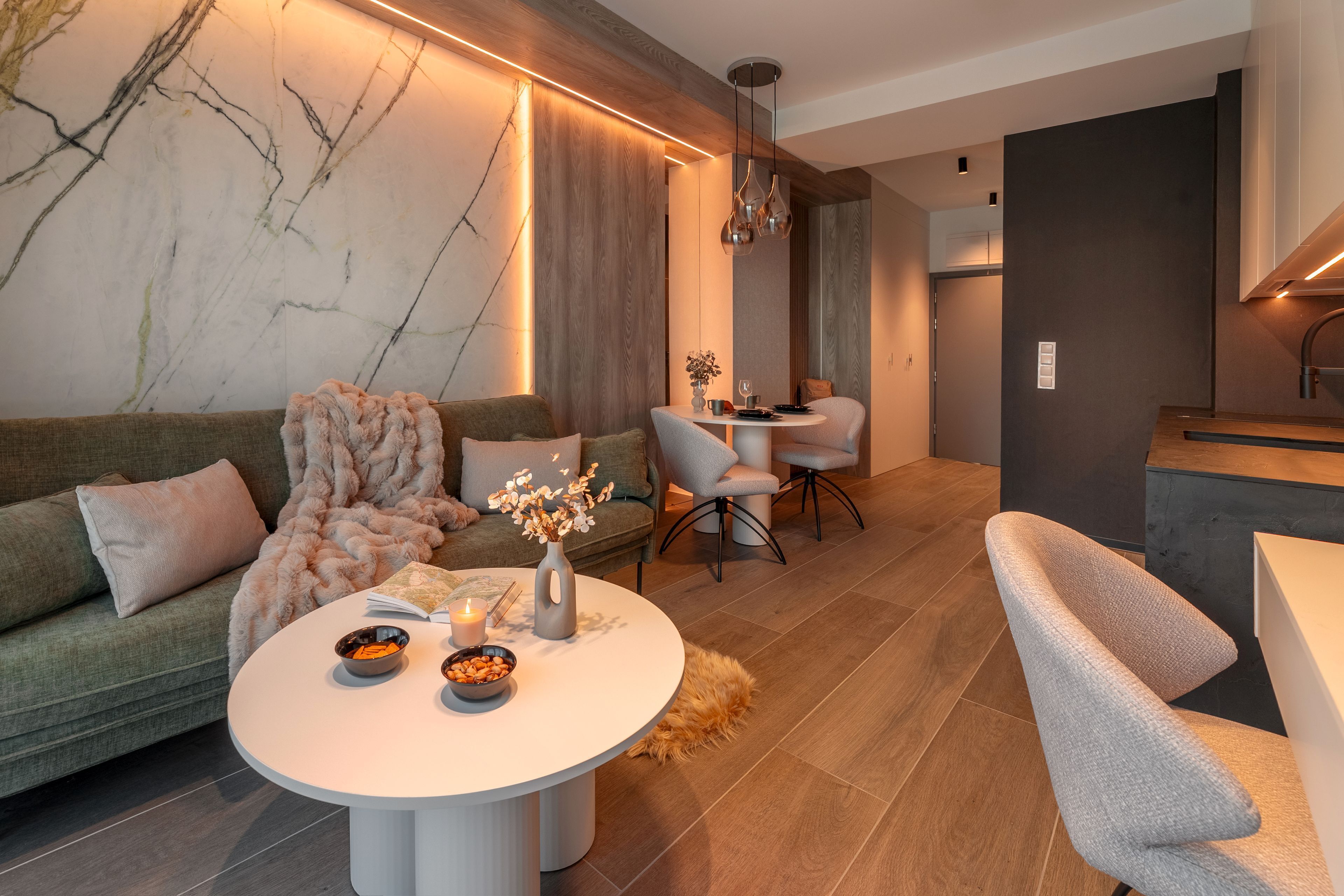 Apartment (A1) | Living area | Flat-screen TV
