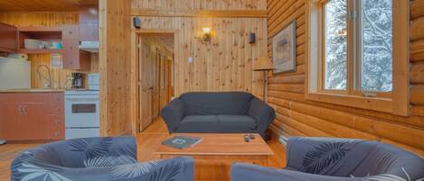 Televisión, chimenea