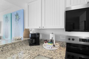 Fridge, microwave, oven, stovetop - NEW! 8th Flr Beachfront at Pelican, Stunning Ocean Views, 3 Pools, Beach Chairs (Destin)