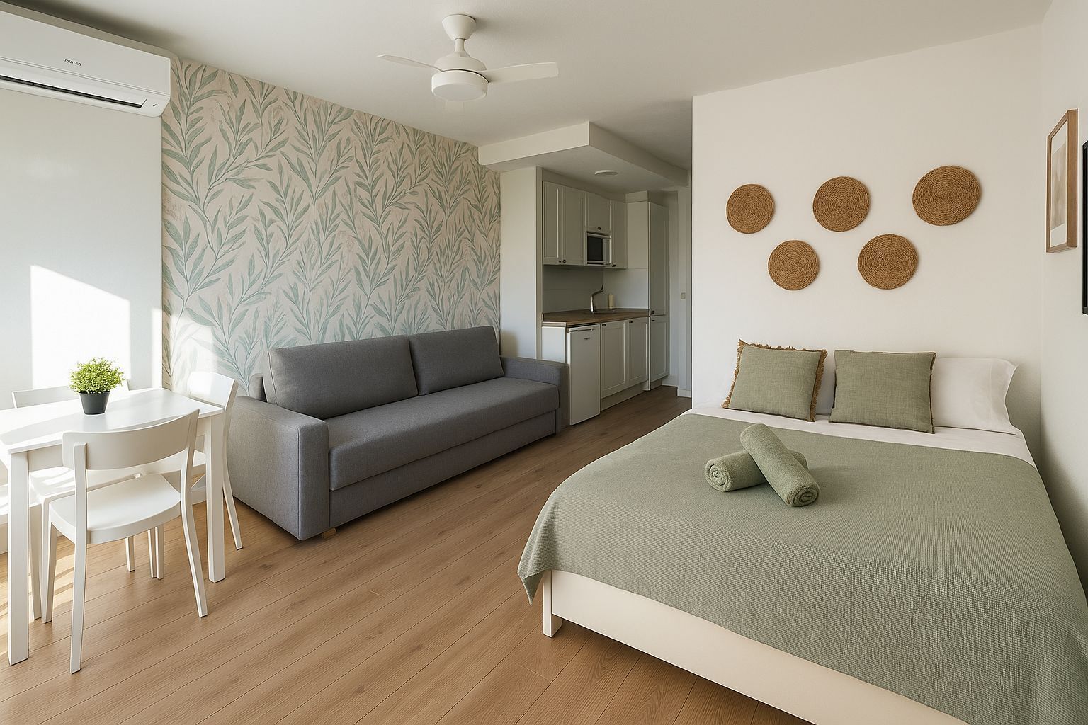 Iron/ironing board, WiFi, bed sheets