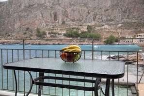 Apartment, 3 Bedrooms, Terrace, Sea View | Balcony - Gerolimin Blue (East Mani)