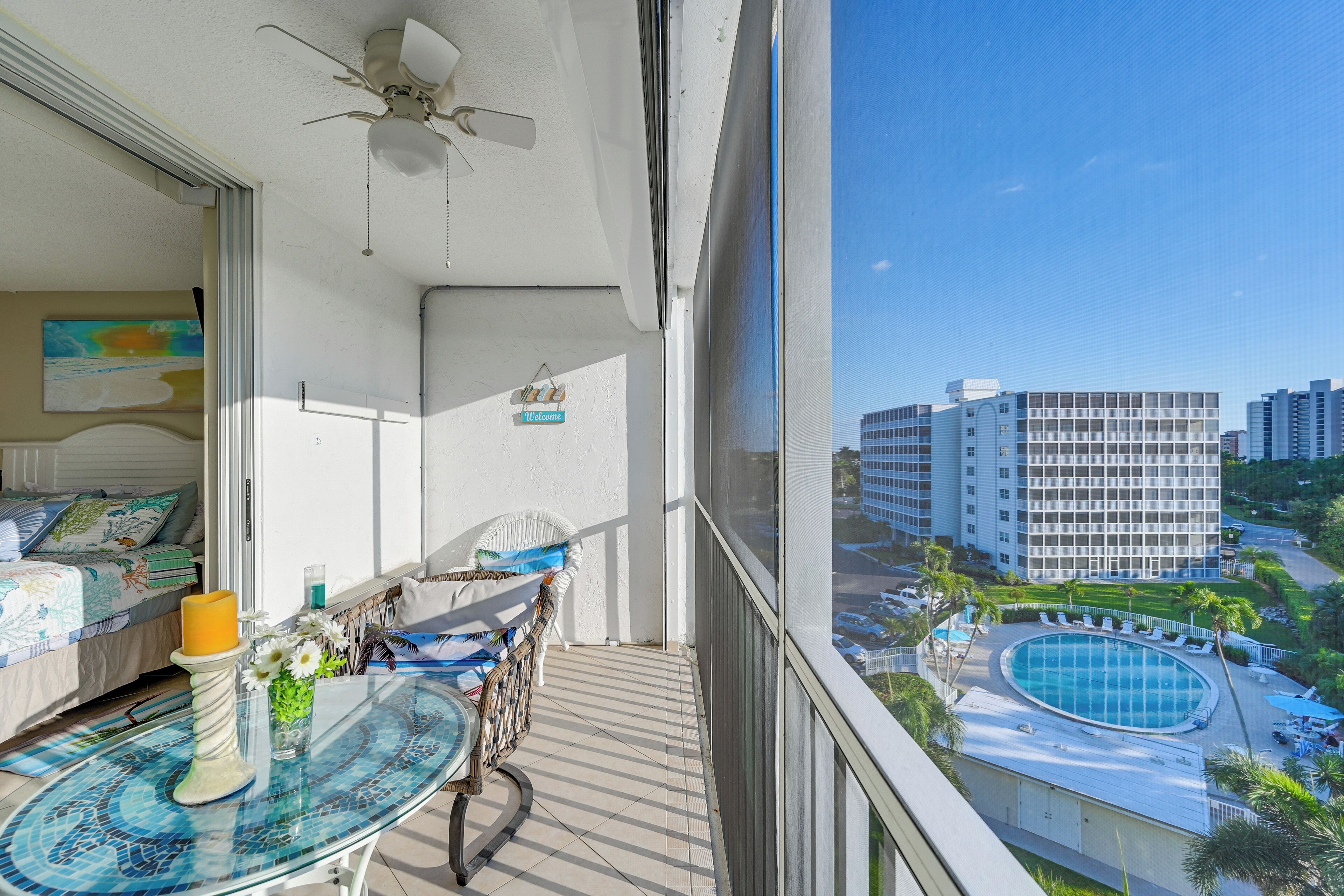 Apartment (0 Bedroom) | Interior. Oceanfront Studio w/ Gulf & Sunset Views From Bed!