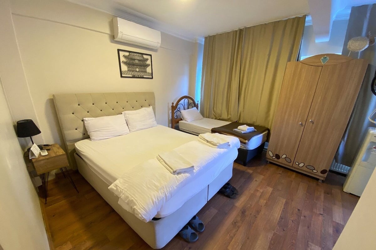 Classic Triple Room, Pets Not Allowed, City View | Blackout drapes, iron/ironing board, free WiFi