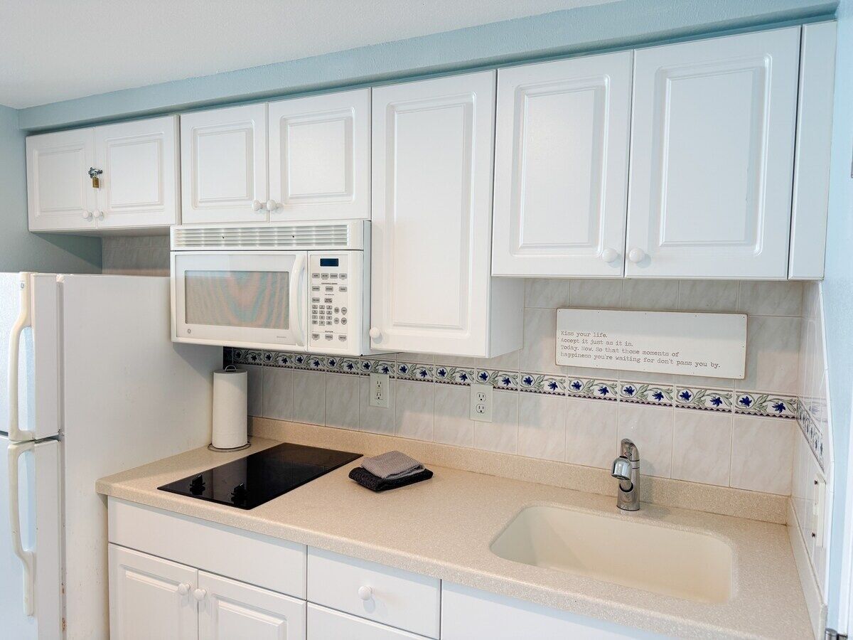 Fridge, microwave, spices