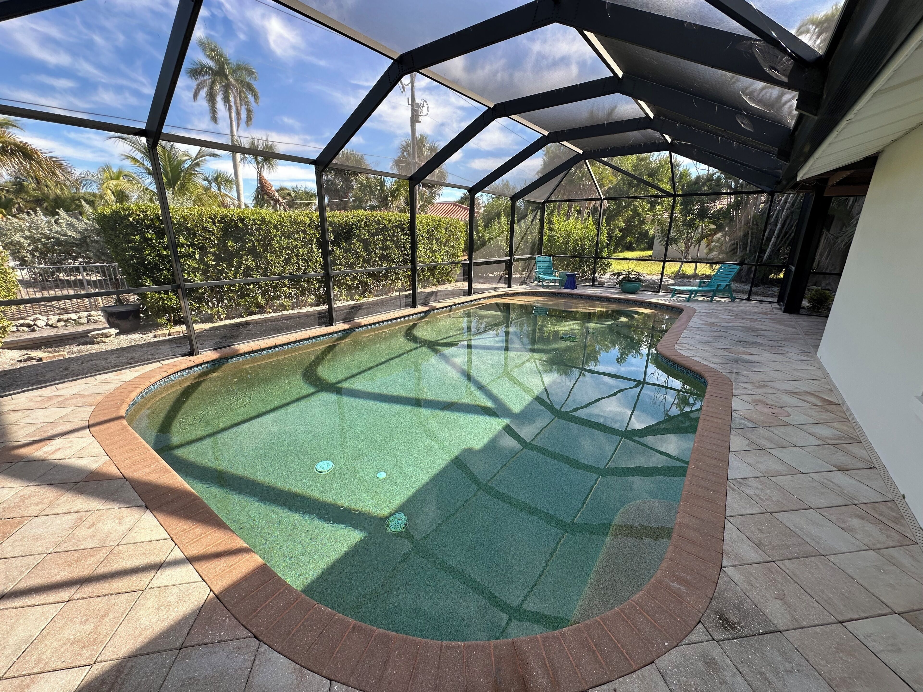 Una piscina riscaldata