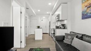 Deluxe Apart Daire, 1 Yatak Odası, Avlu Manzaralı | Oturma alanı