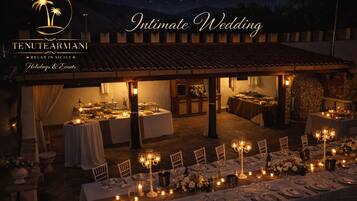 Area per ricevimenti all'aperto